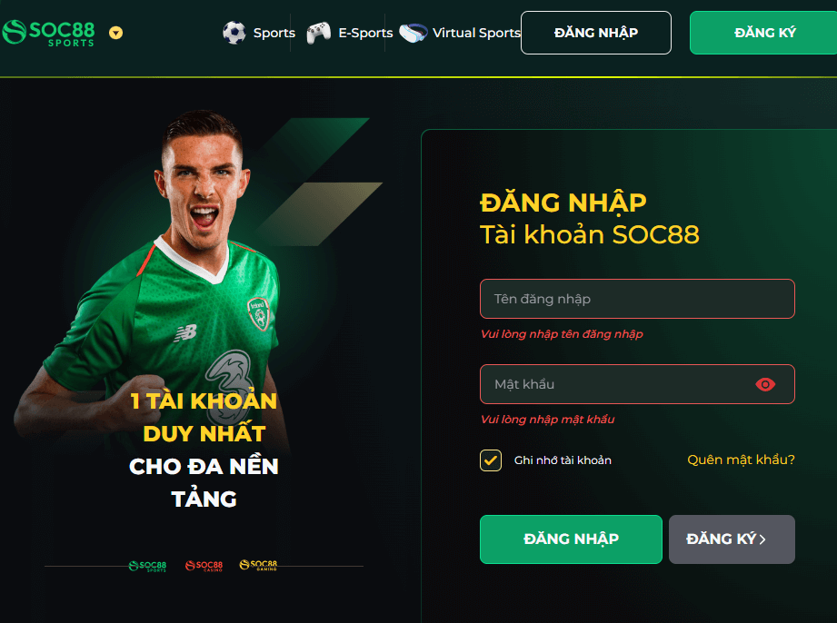 Đăng Nhập SOC88 Trên Điện Thoại Nhanh Chóng, Chỉ Trong Tích Tắc 10 Đăng nhập SOC88